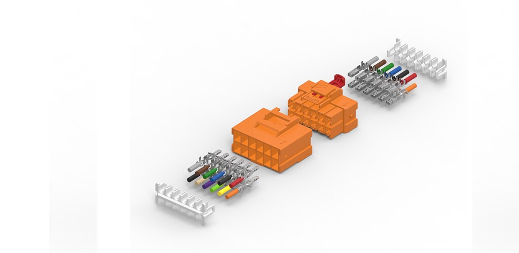 三重锁定电源连接器